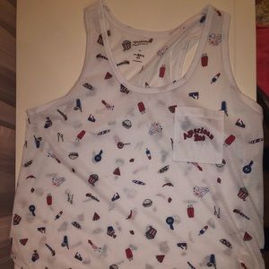 (Woman’s) (XXL) 4th of July Sleeve-Less Tank Top